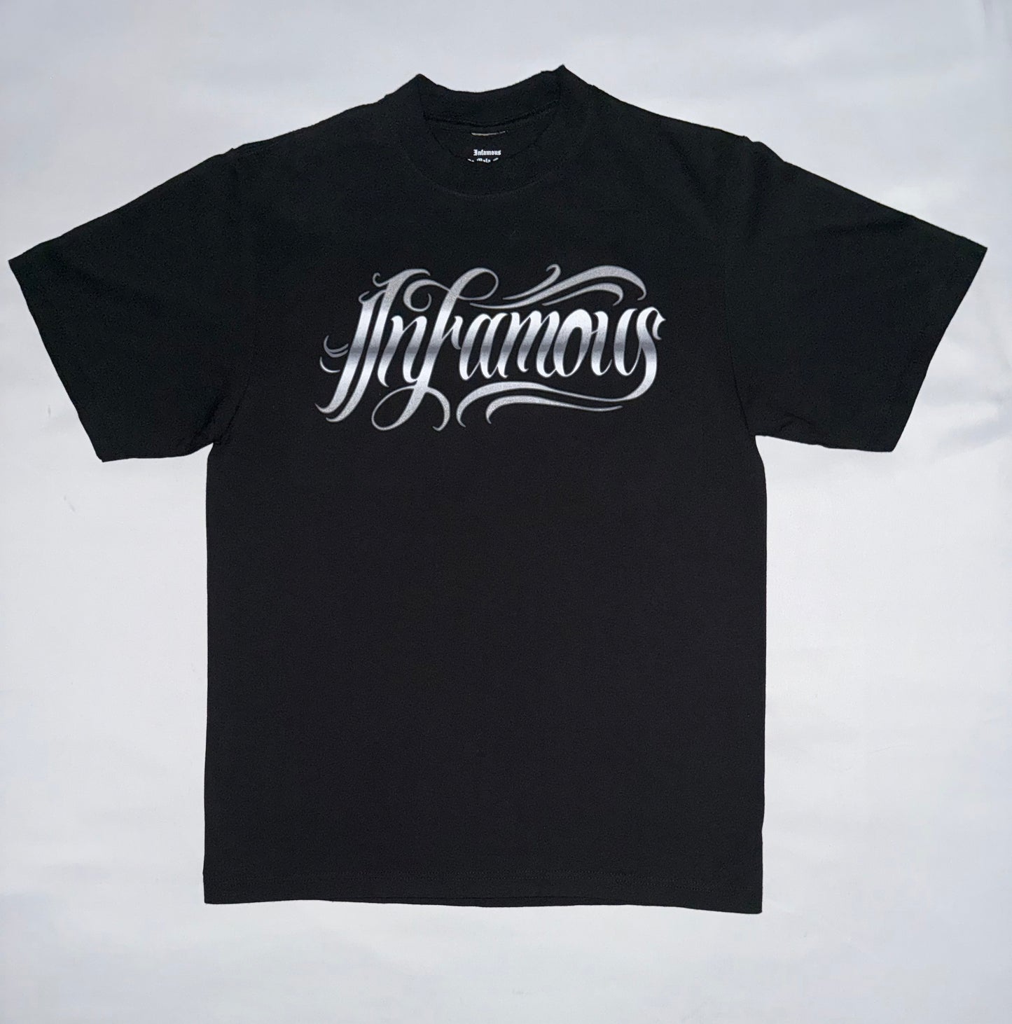 Black Infamous Oversized Tee